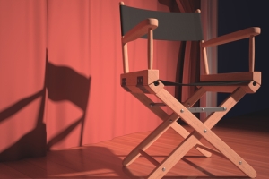 Theater director's chair