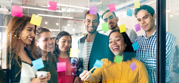 Campaign team working