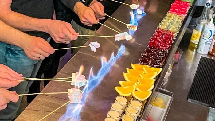 Shots at Czupito bar