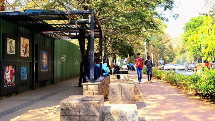 Fergusson College Road greenery