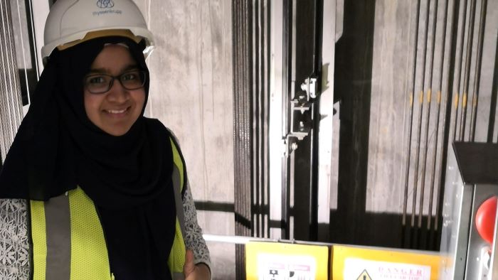 Sana on work experience