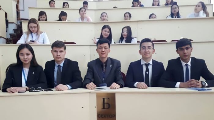 Baurzhan in a debate competition