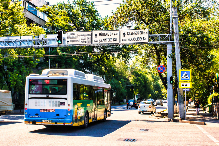 Navigating Shymkent by bus