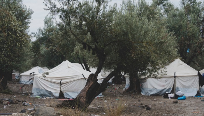 Lesbos refugee camp