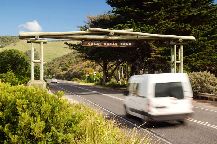 Memorial Arch on the Great Ocean Road