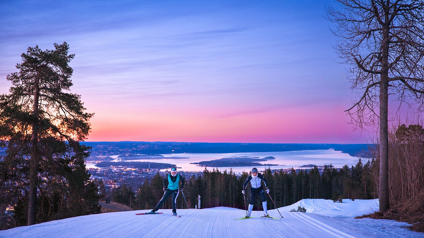 Skiing at Holmenkollen