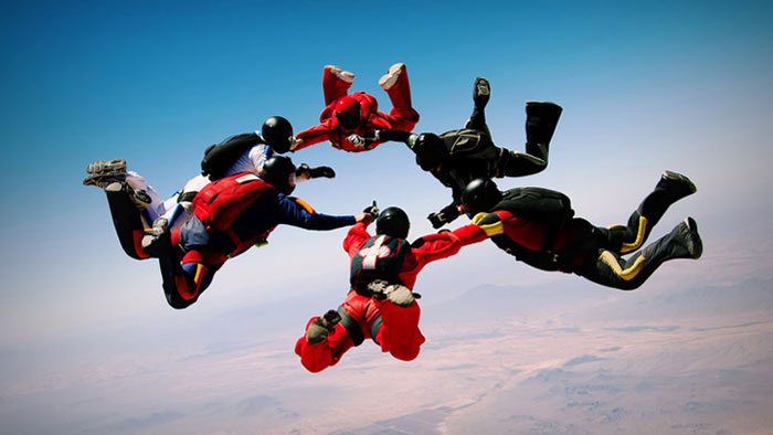 Skydiving