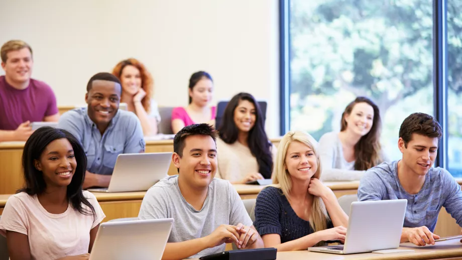 Students in a lecture