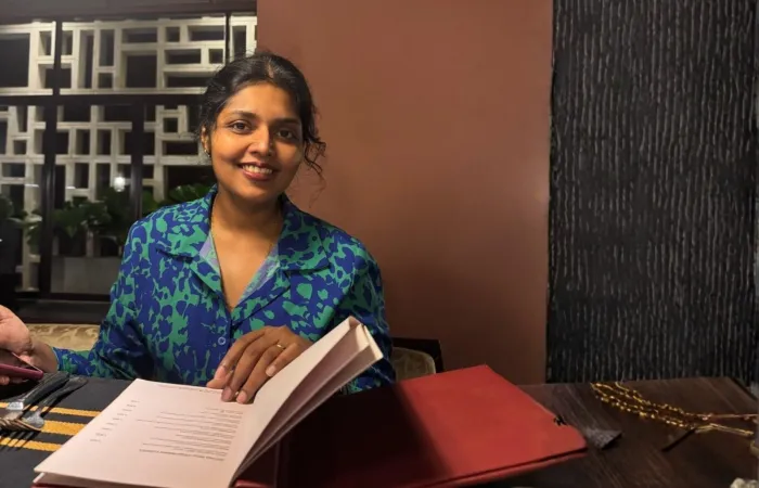 Alongside medicine, Amritha Sridaran pursued opportunities in writing and research while preparing for the next stage of her career.