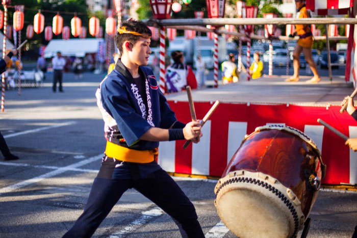 Taiko drumming