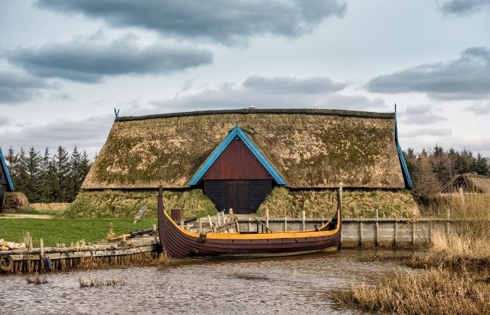 Viking harbor at Bork